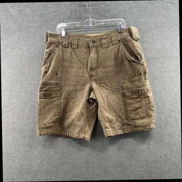 Vintage duluth trading mens size 36 brown cargo c… - image 1