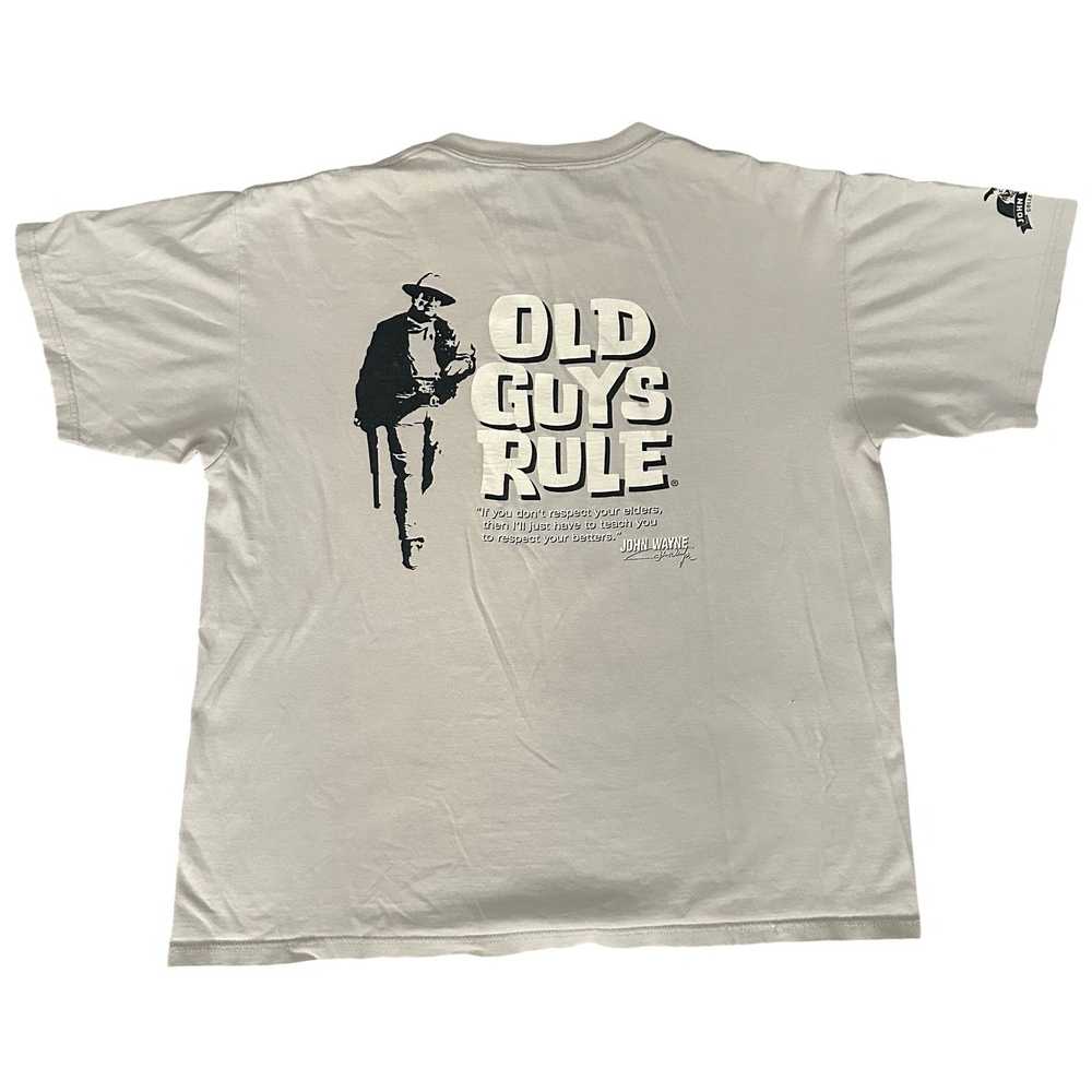 Other Old Guys Rule John Wayne Tan SS Tee Men's S… - image 1