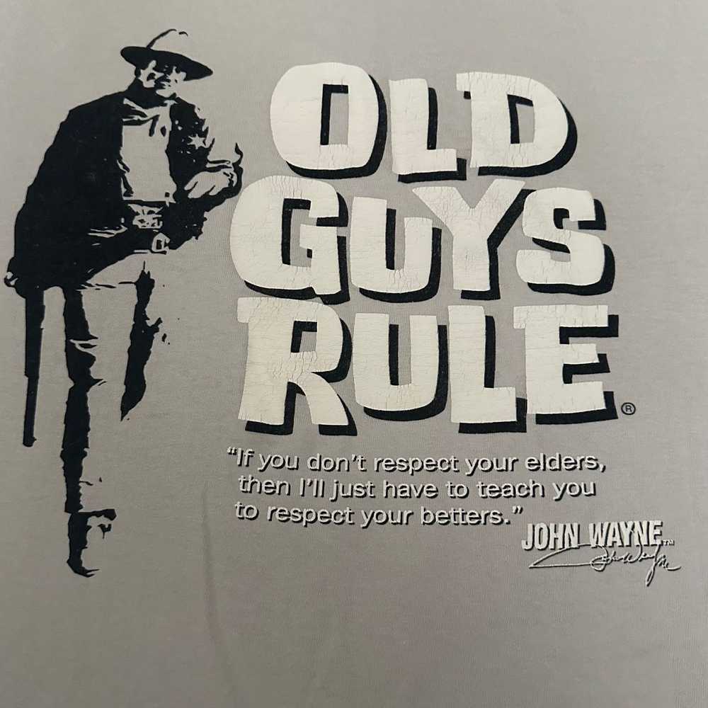 Other Old Guys Rule John Wayne Tan SS Tee Men's S… - image 7