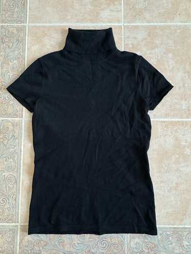 Designer AK ANNE KLEIN Turtle-Neck Top Women size 