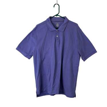 Vintage Saddlebred Mens Purple Easy Care Short Sl… - image 1