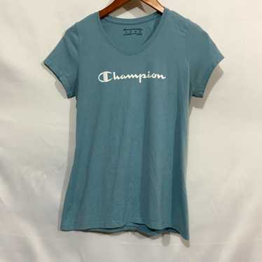 Champion Champion Womens Teal Short Sleeve Authen… - image 1