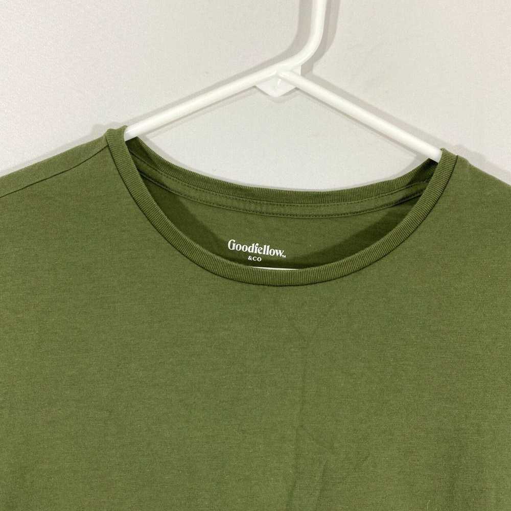 Vintage Goodfellow & Co Mens Green Short Sleeves … - image 3