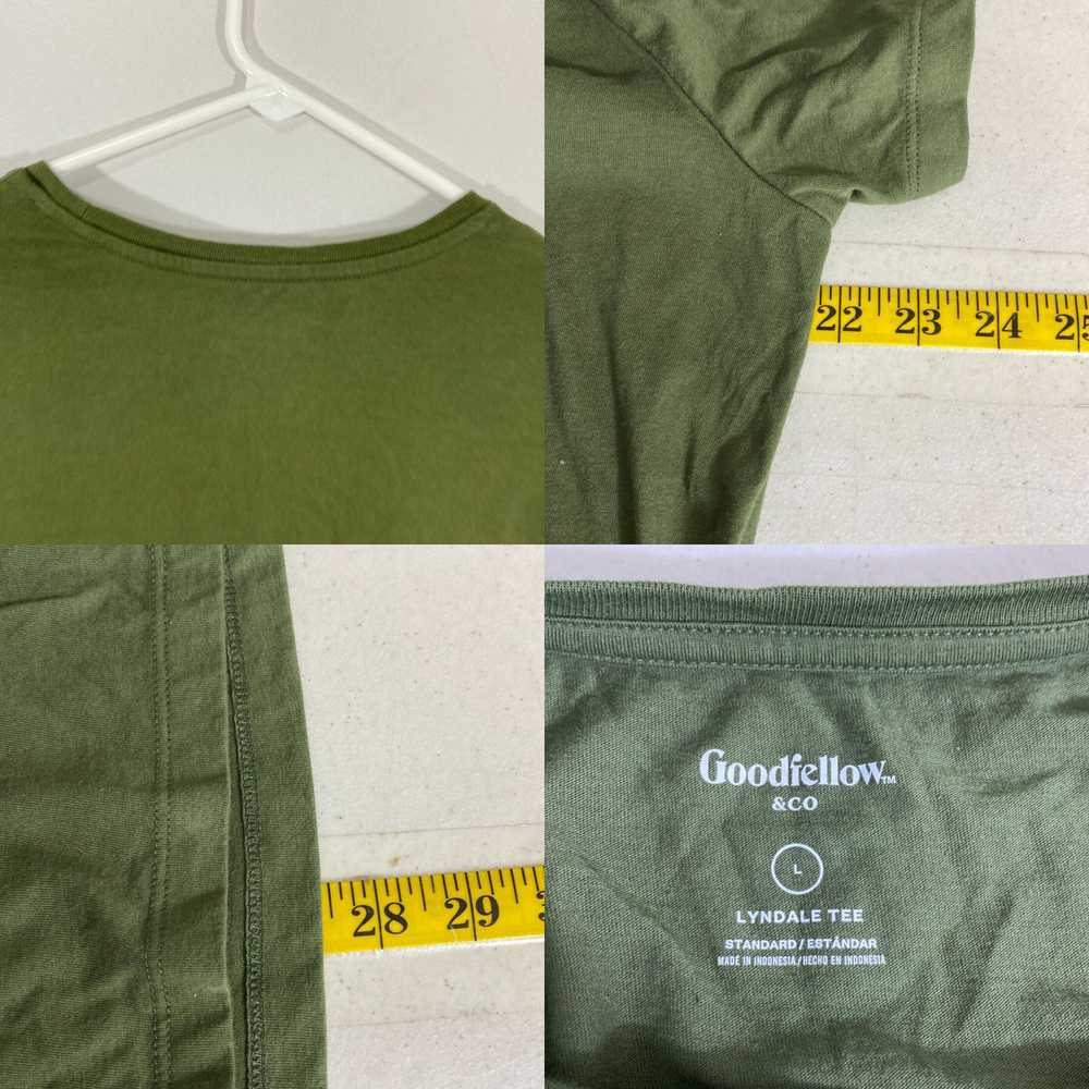 Vintage Goodfellow & Co Mens Green Short Sleeves … - image 4