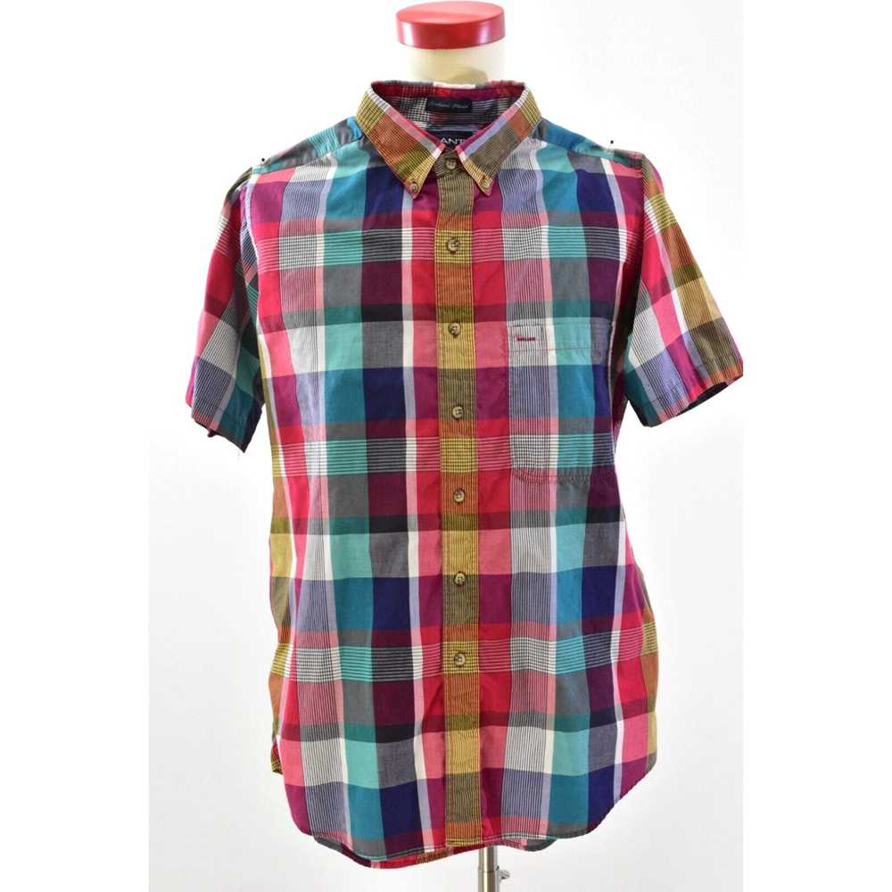 Gant 90s Vintage Mens L Gant Fox Hunt Plaid Shirt… - image 2