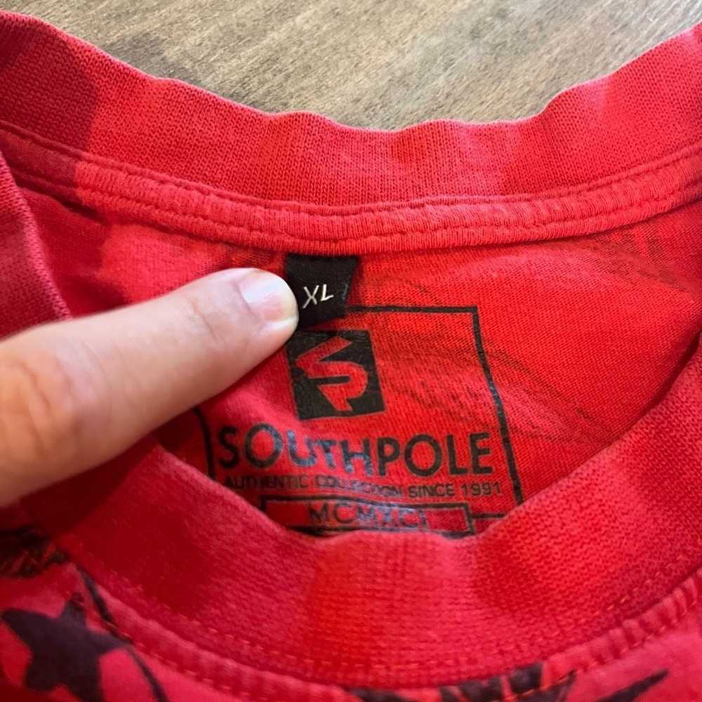 Southpole Y2K Southpole AOP Red Graphic Tshirt Te… - image 5