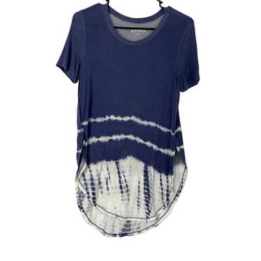 Vintage Mudd Womens Blue Round Neck Short Sleeves… - image 1