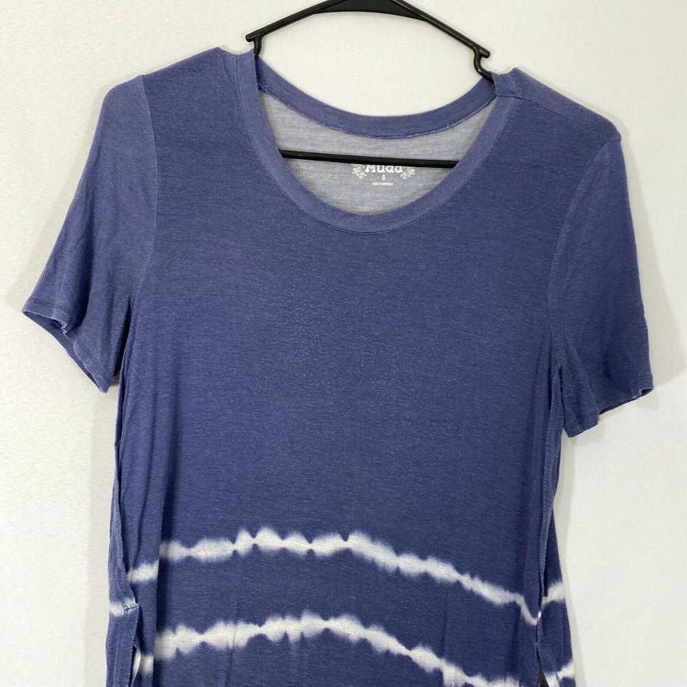 Vintage Mudd Womens Blue Round Neck Short Sleeves… - image 3