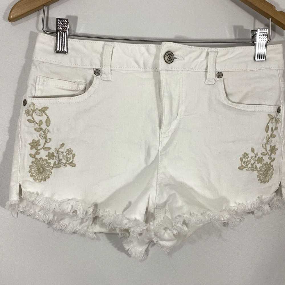 Vintage Altard State Womens White Floral Embroide… - image 2