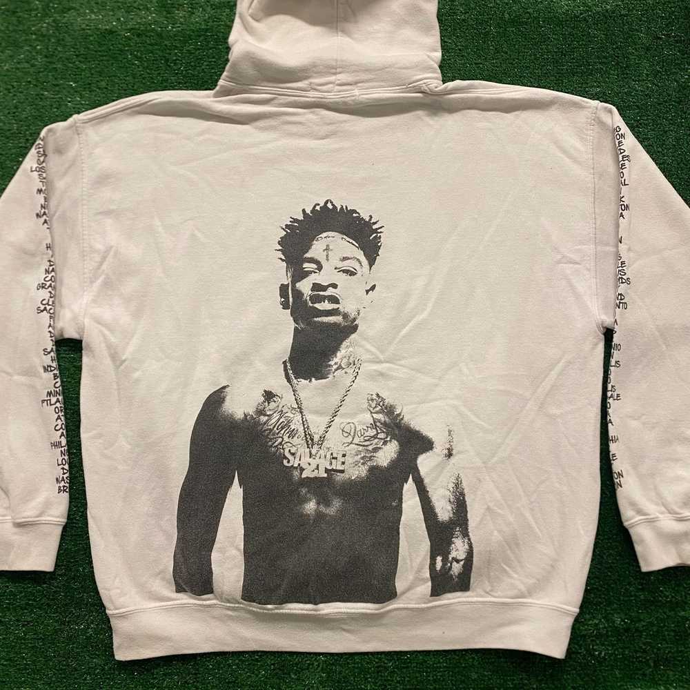 21 Savage × Rap Tees × Streetwear Essential Baggy… - image 3