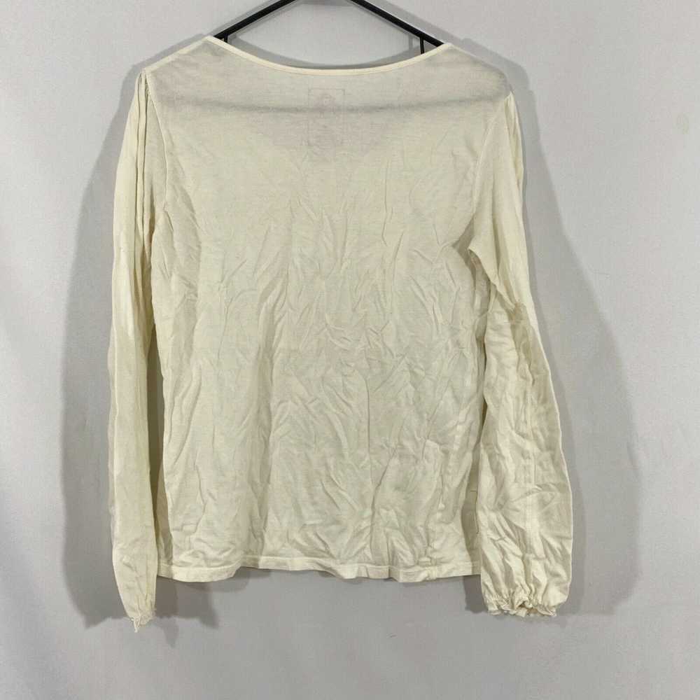 Vintage Ashley Judd Womens White Round Neck Long … - image 2