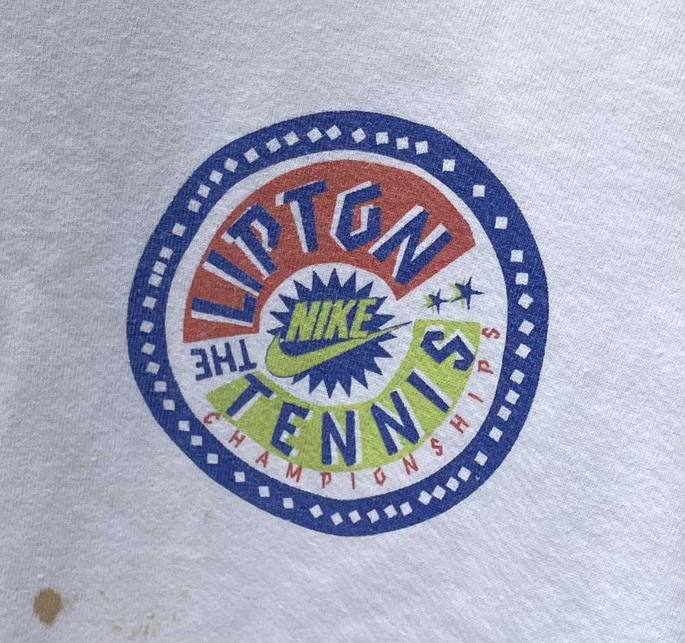 Nike Rare VTG Nike Grey Tag Lipton Tennis Champio… - image 9