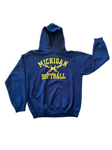 American College × Gildan Michigan softball Vintag