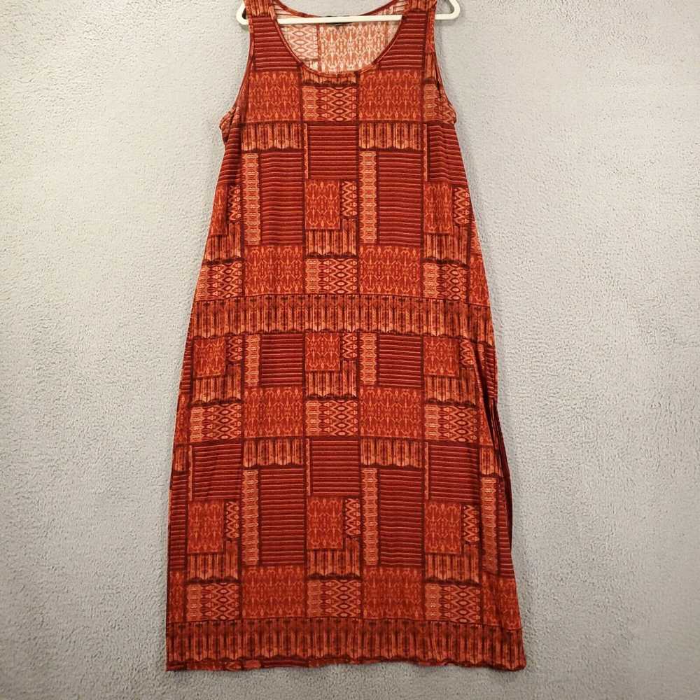 Vintage Love by Chesley Dress Womens 2X Rust Geom… - image 2