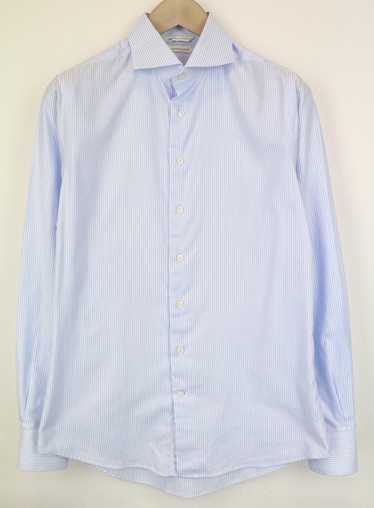 Suitsupply 40/15 3/4 Extra Slim Blue Cotton Stripe