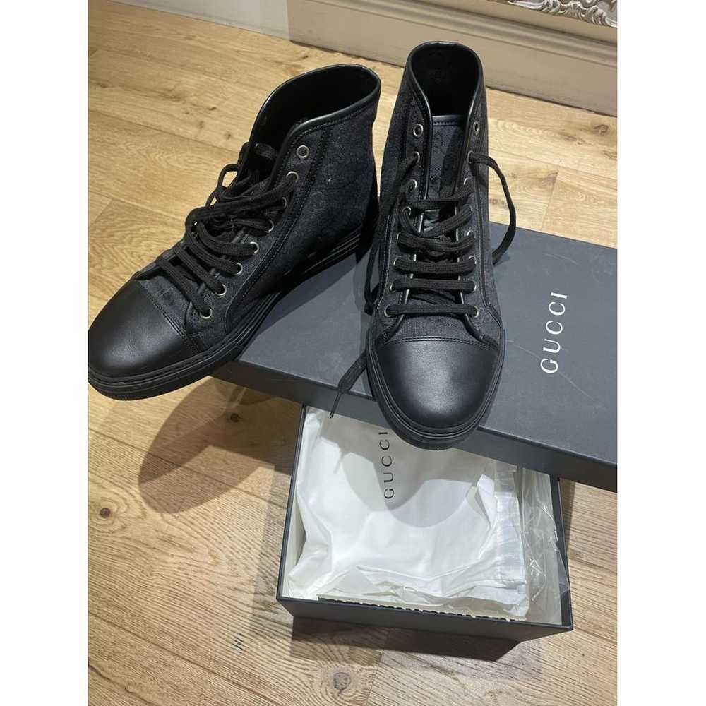 Gucci Cloth high trainers - image 4