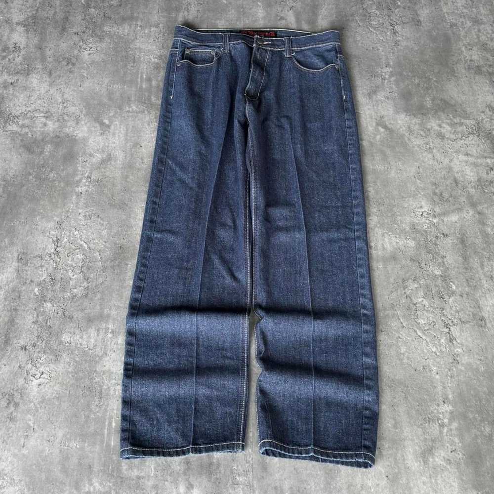 Japanese Brand × Jnco × Southpole Vintage Y2K Bla… - image 2