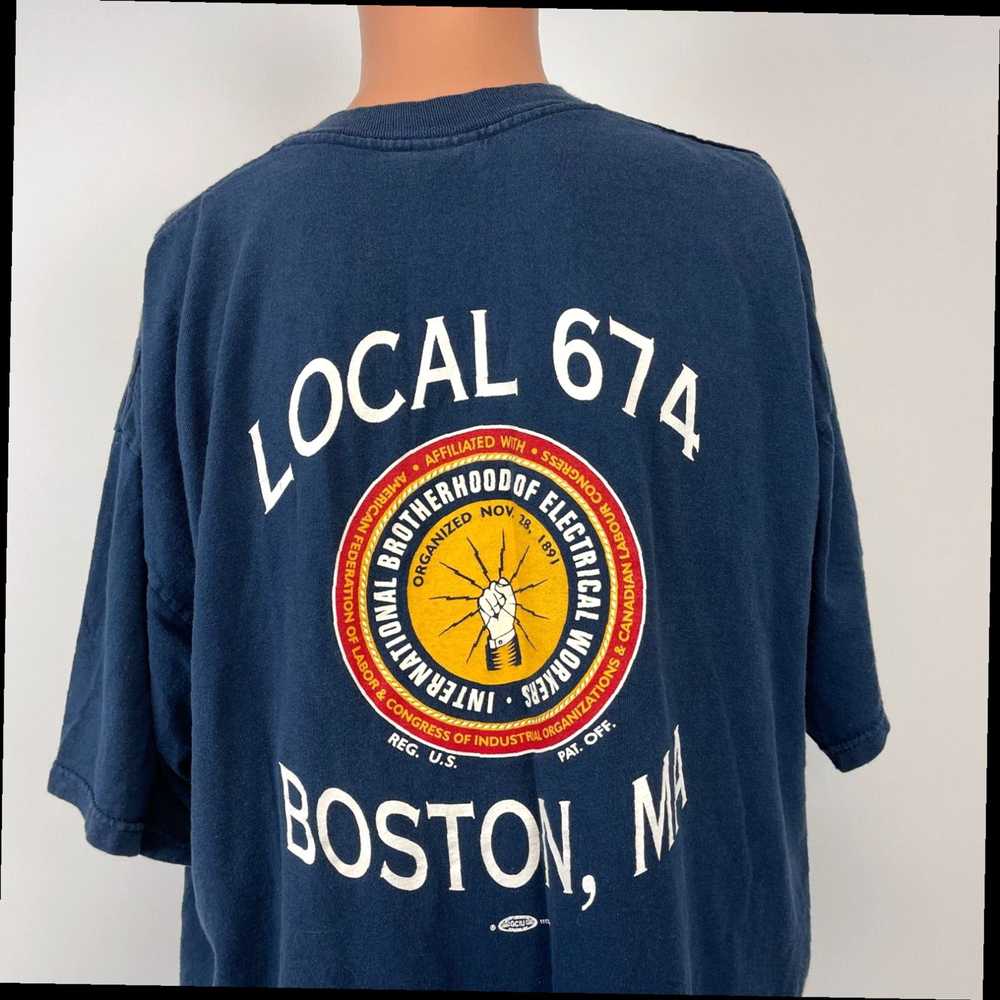 Electric Vintage 90s Electrical Workers Union Loc… - image 1