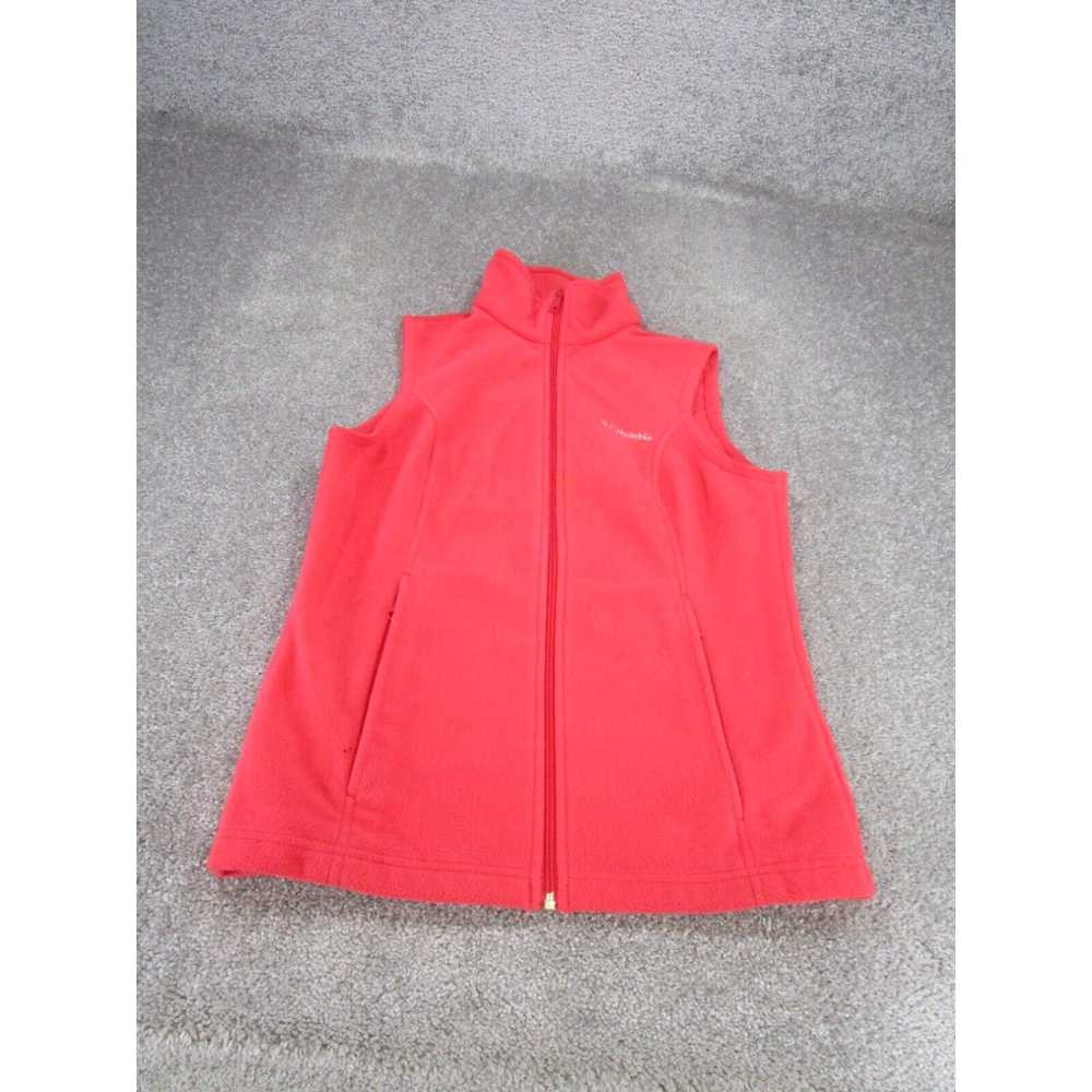 Vintage Columbia Vest Womens Small Pink Fleece Ou… - image 1