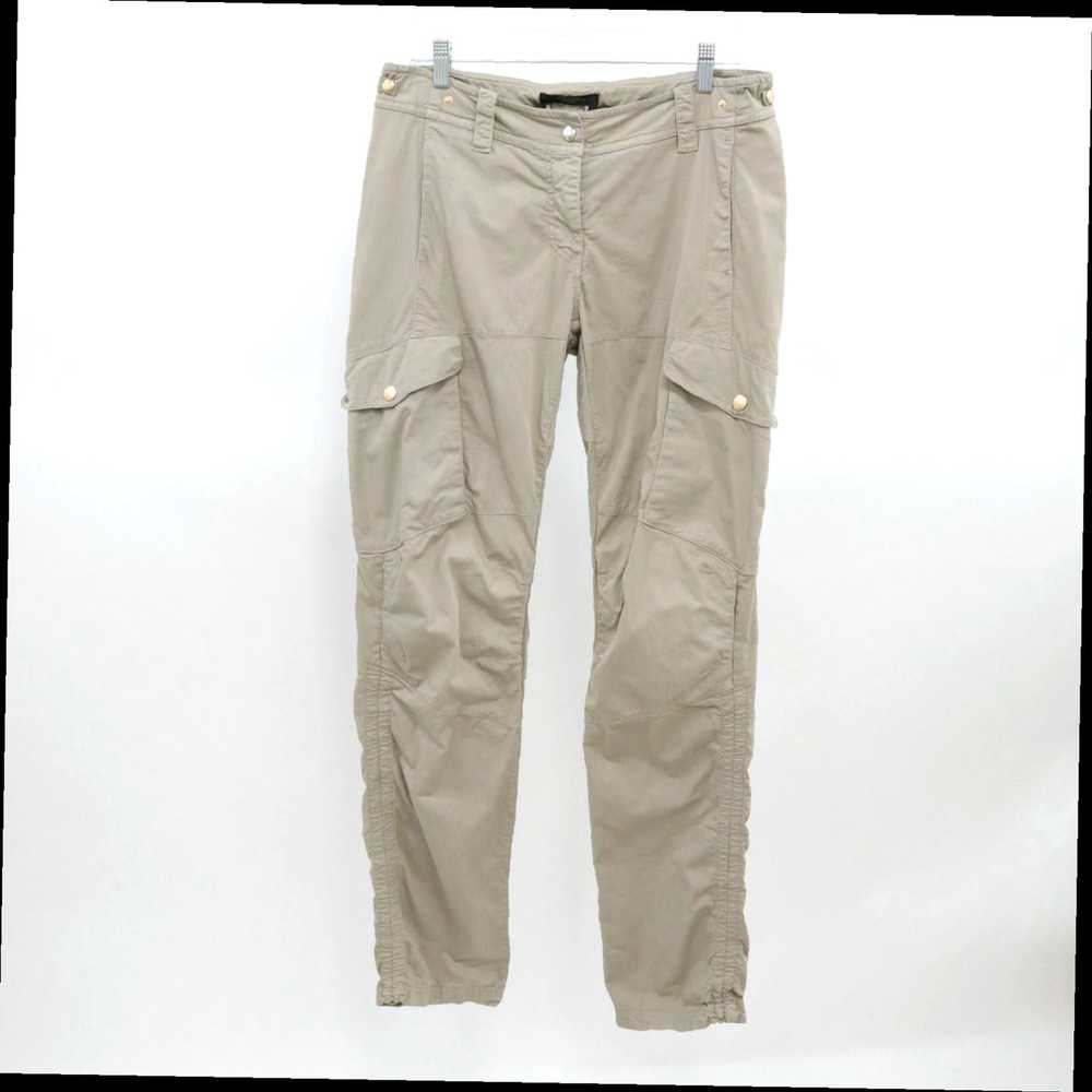 Vintage Weekend Max Mara Cargo Pants US8 38 Khaki… - image 1