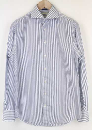 Suitsupply TRAVELLER 38/15 Slim Blue White Striped