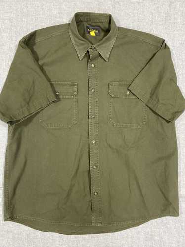 Cabelas Cabelas Shirt Mens Extra Large Green Chamo