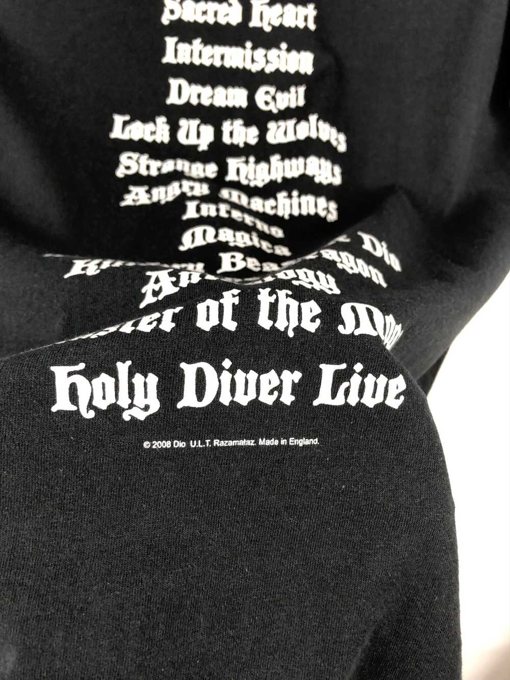 Band Tees × Rare × Vintage Vintage Dio Tour Shirt… - image 10