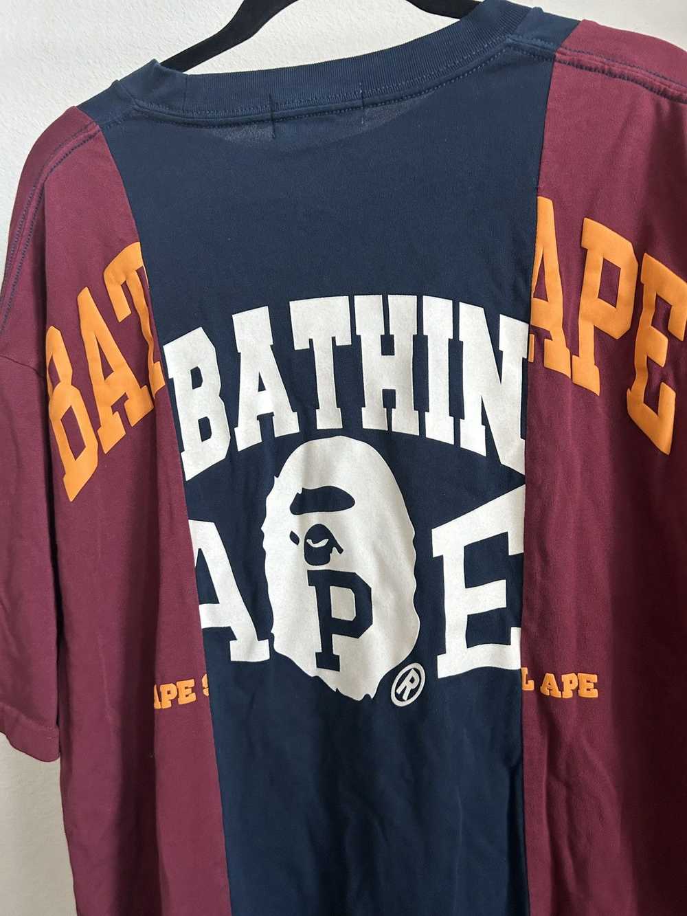 Bape Bape Badges Color Blocking Tee - image 4