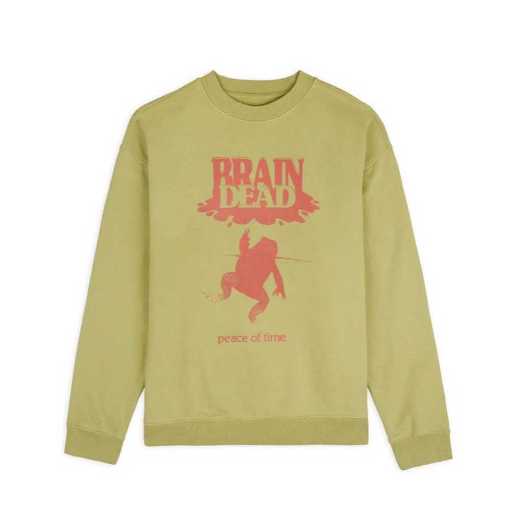 Brain Dead Peace of Time Frog Sweatshirt (M/L) - image 1