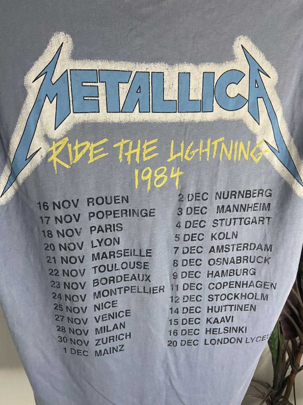 Band Tees × Metallica × Very Rare METALLICA RIDE … - image 4