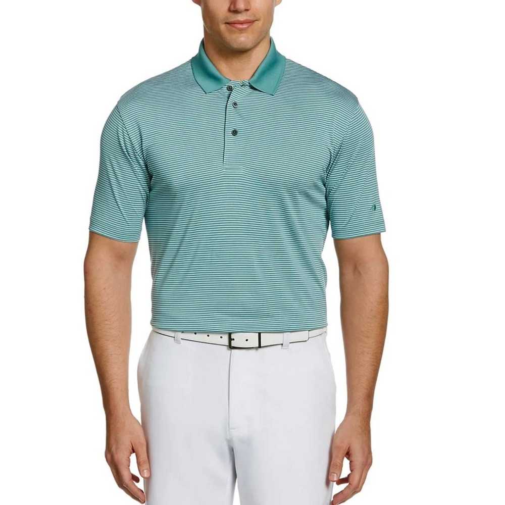 Grand Slam Grand Slam Green & White Striped Golf … - image 1