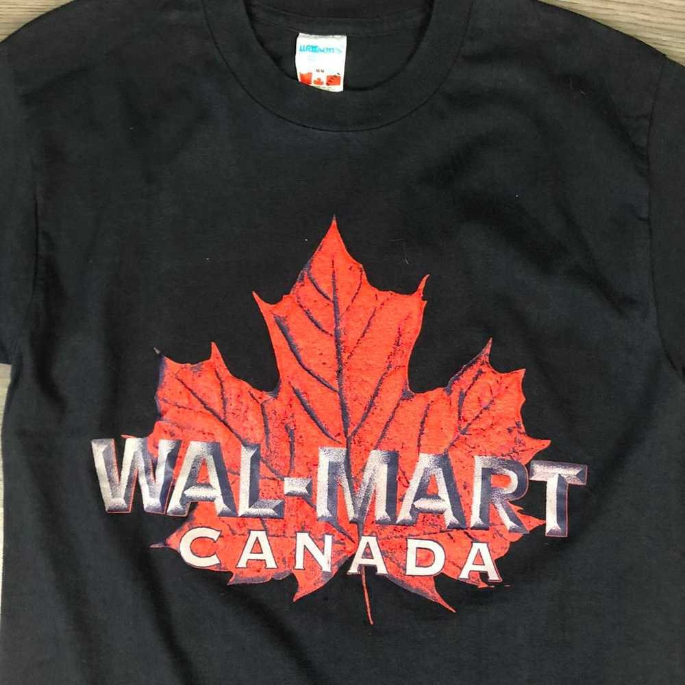 Vintage × Walmart Vintage Walmart Canada T-shirt.… - image 2