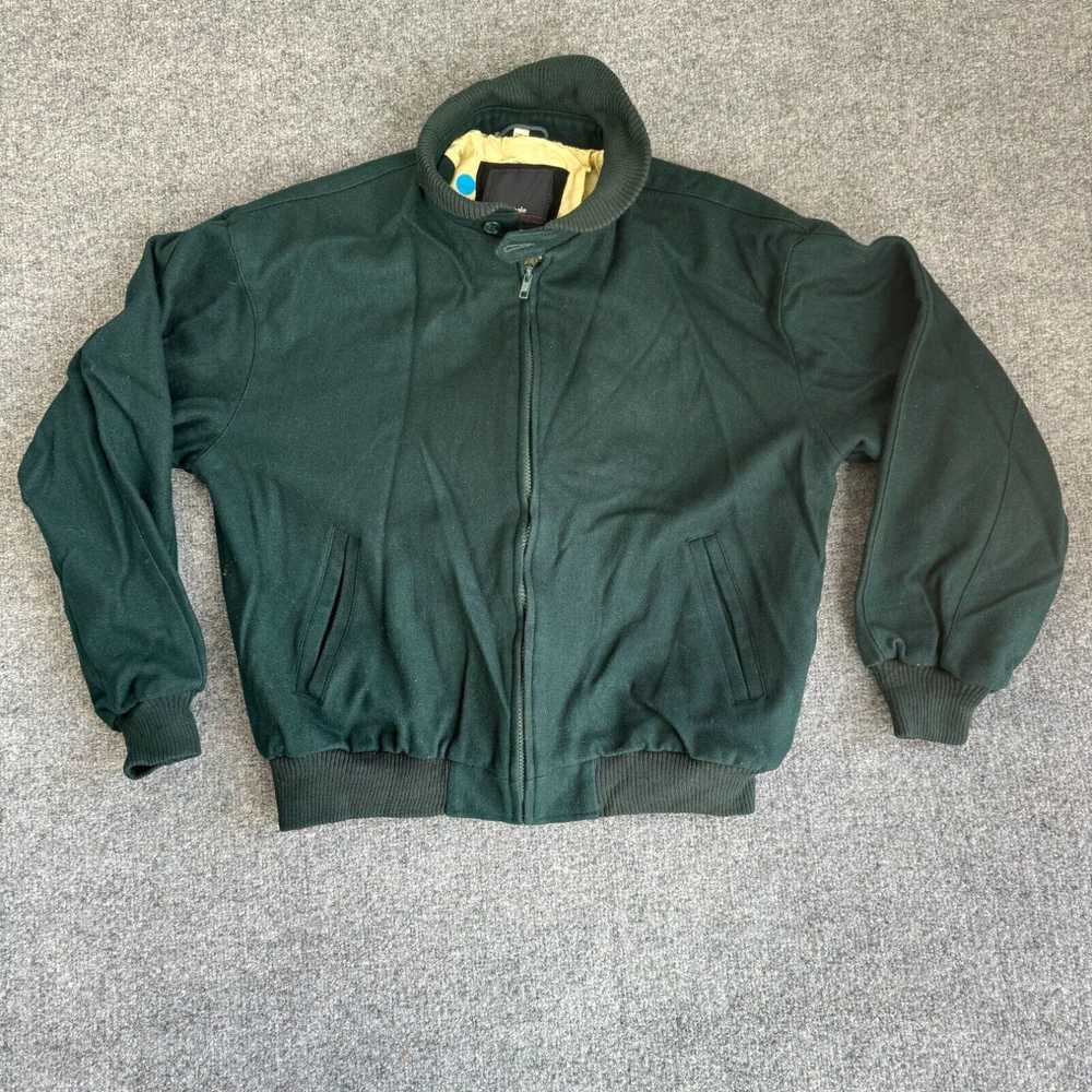 Vintage Mark Shale Wool Jacket Mens Medium Green … - image 1