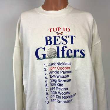 Lee Vintage Top 10 Best Golfer Crewneck Sweatshir… - image 1