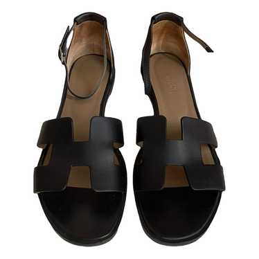 Hermès Santorini leather sandal - image 1