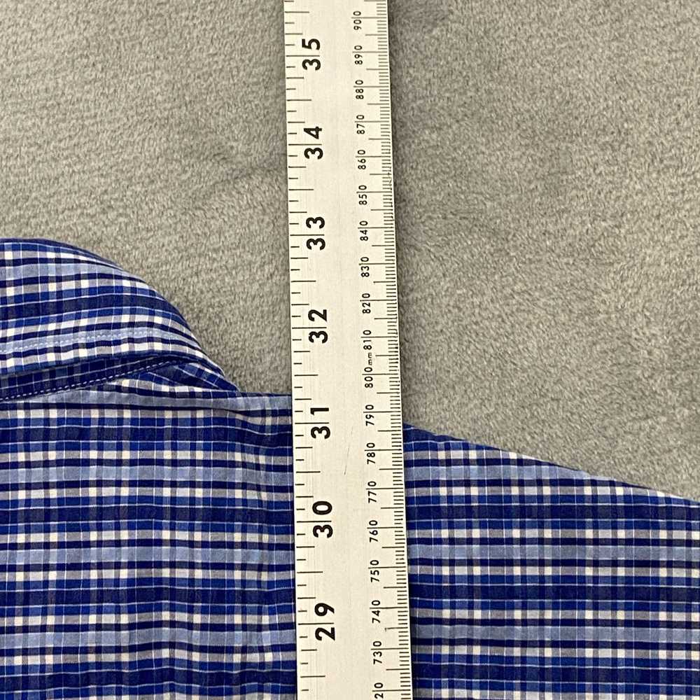 Brooks Brothers SEERSUCKER Shirt Men Large Plaid … - image 10