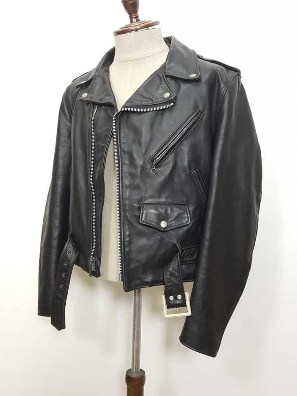 Schott × Vintage Vtg. Schott Perfecto 618 Leather… - image 1