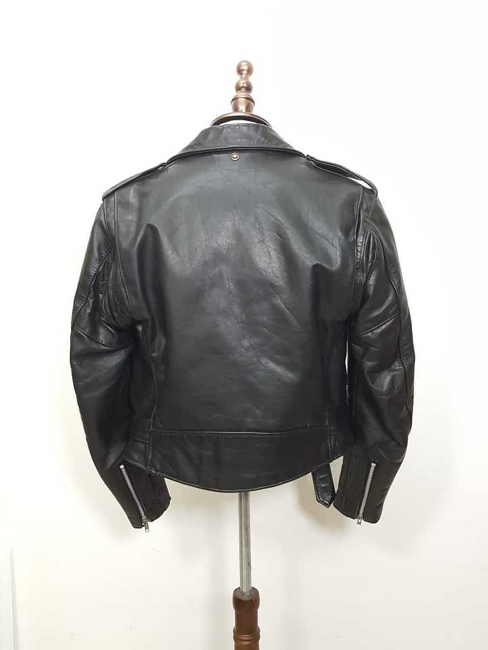 Schott × Vintage Vtg. Schott Perfecto 618 Leather… - image 2