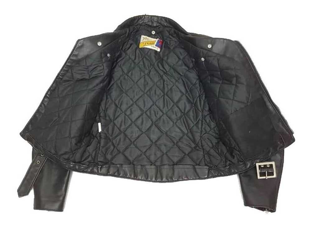 Schott × Vintage Vtg. Schott Perfecto 618 Leather… - image 8