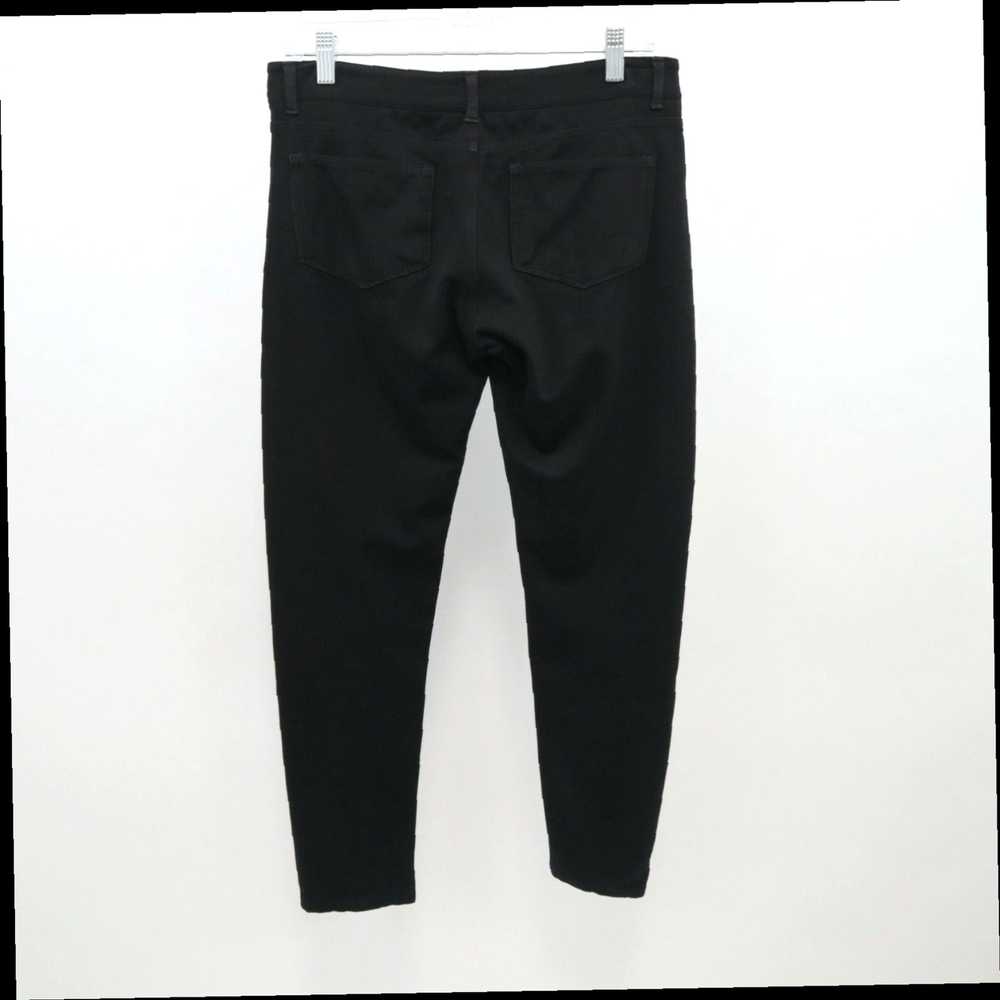 Paige Black Slim Fit Stretch Ankle Pants Rayon Pa… - image 4