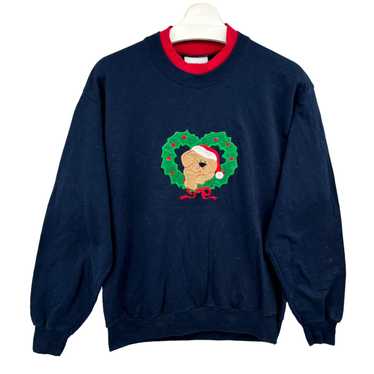 Vintage Vintage Crewneck Sweater Christmas Puppy … - image 1