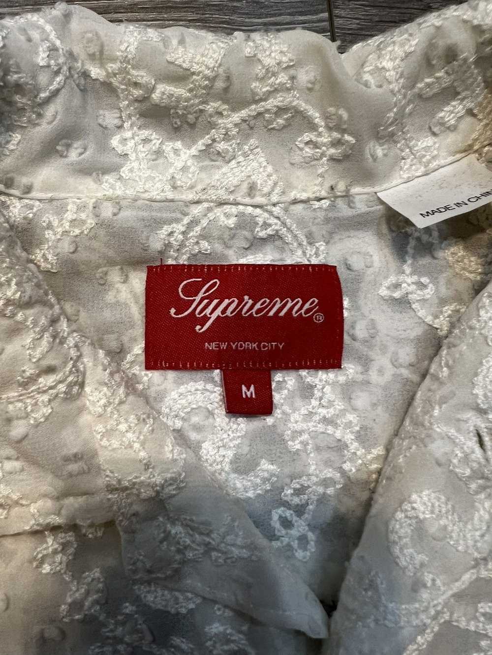 Supreme Supreme chiffon chain stitch shirt - image 3