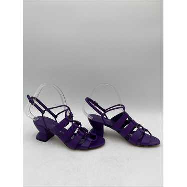 サンダル・ミュール Salvatore Ferragamo Flip Flops Women Leather Violet/Lilac Salvatore Ferragamo Sandals, Size 6. 5 US