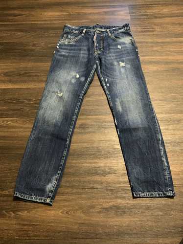 Dsquared2 Dsquared2 Distressed Blue Jeans