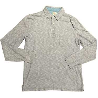 Faherty Faherty Medium Long Sleeve Cotton Polo Shi