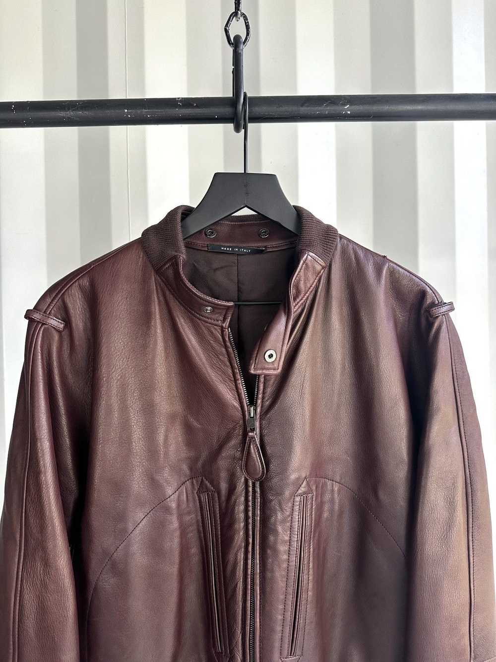 Gucci × Tom Ford Western Leather Jacket Oxblood - image 2