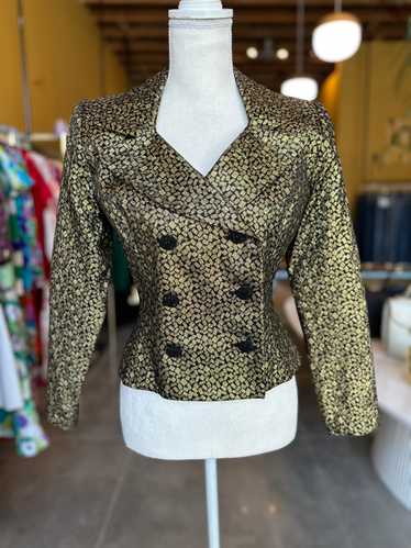 Vintage Lillie Rubin Gold Blazer - image 1