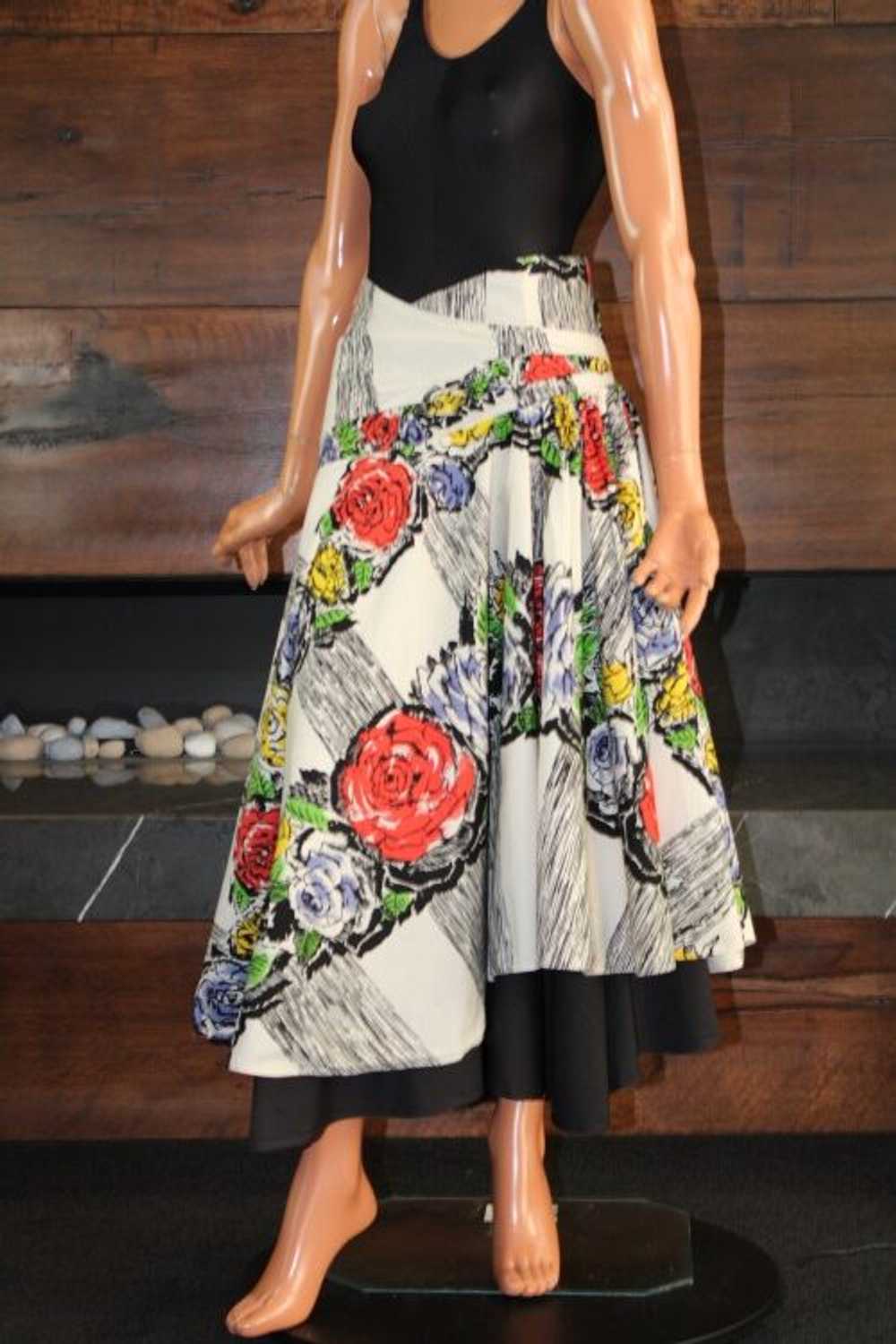 Trelise Cooper Asymmetric Floral Skirt Size 10-12 - image 6