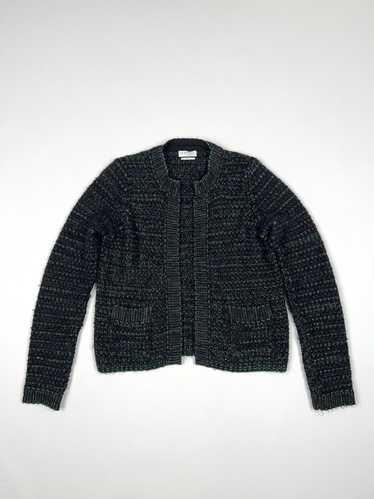 Sandro Sandro Wool Mohair Tweed Cardigan Jacket Sw