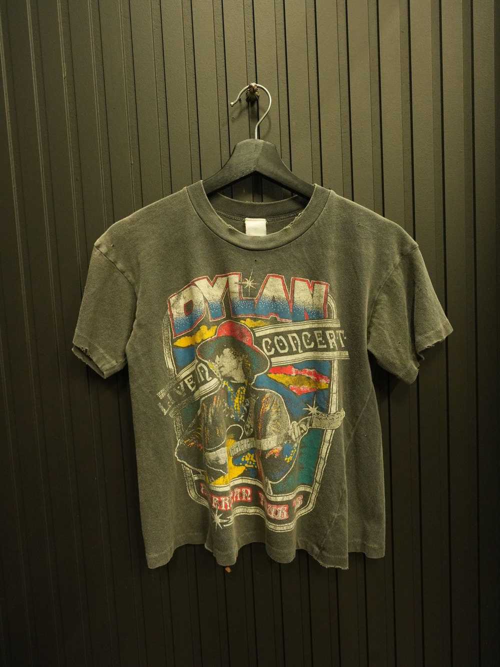 MadeWorn MadeWorn Bob Dylan Concert Cropped Tee - image 1